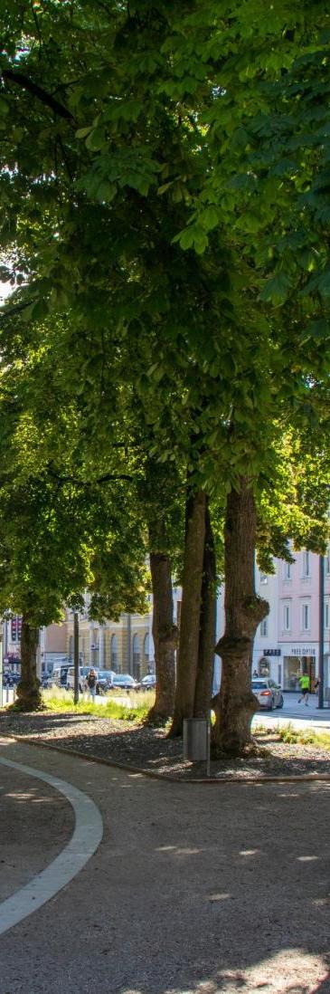 Kleiner Park in der Stadt